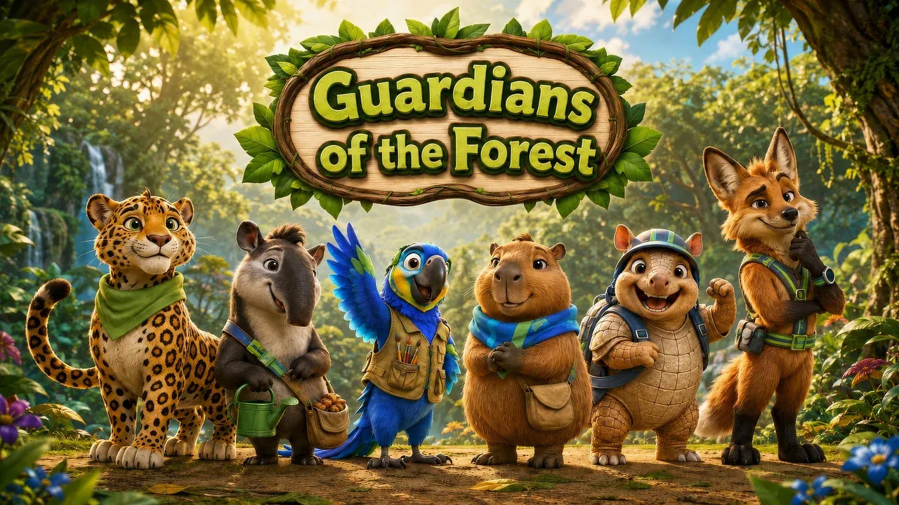 Guardiões da Floresta — Curta Animado
